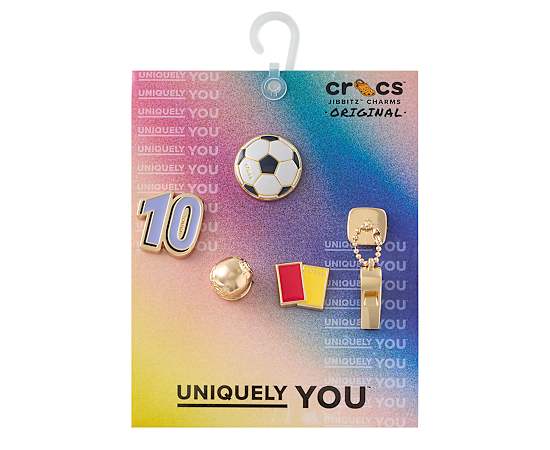 CROCS-UNISEX BACK OF NET 5 PACK JIBBITZ