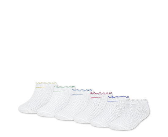 NIKE-GIRLS NO SHOW SOCKS 6 PAIRS