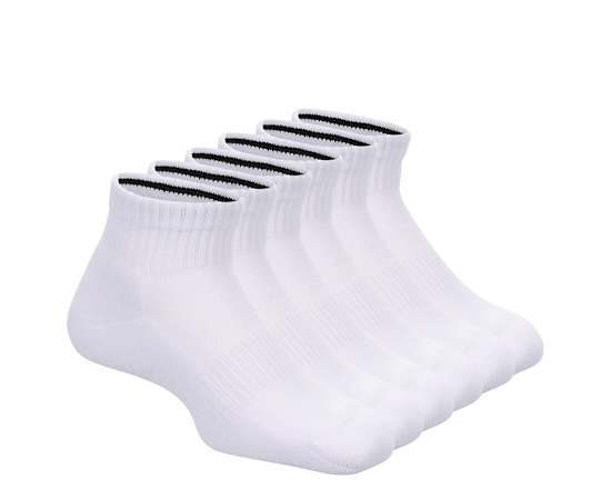 RACK ROOM-BOYS EXTRA SMALL SEAMLESS QUARTER CREW SOCKS 6 PAIRS