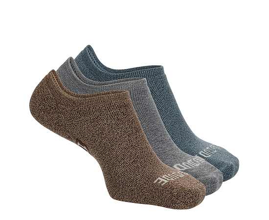 HEYDUDE-MENS L/XL NO SHOW SOCKS 3 PAIRS