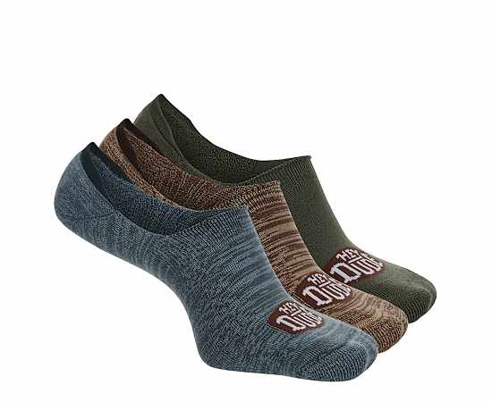 HEYDUDE-MENS L/XL NO SHOW SOCKS 3 PAIRS