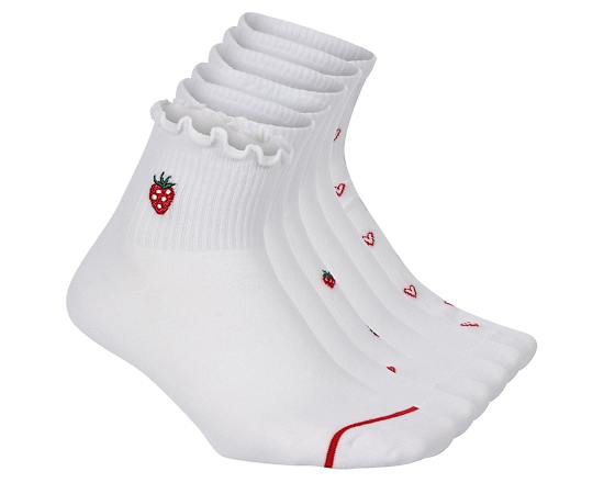 STEVE MADDEN-WOMENS QUARTER SOCKS 6 PAIRS