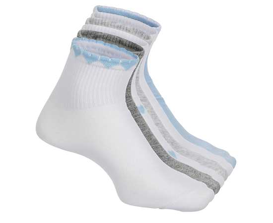 STEVE MADDEN-WOMENS QUARTER SOCKS 6 PAIRS