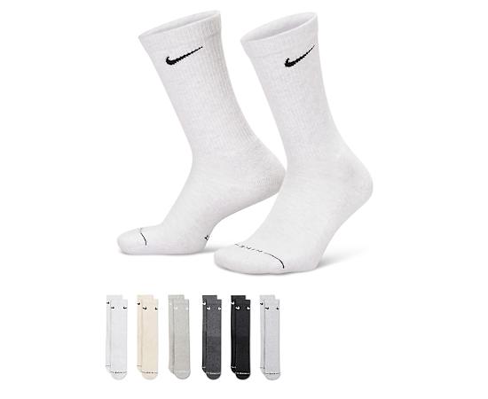 NIKE-MENS MEDIUM CREW SOCKS 6 PAIRS