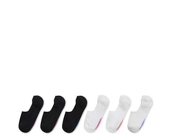 CONVERSE-WOMENS LINER SOCKS 6 PAIRS