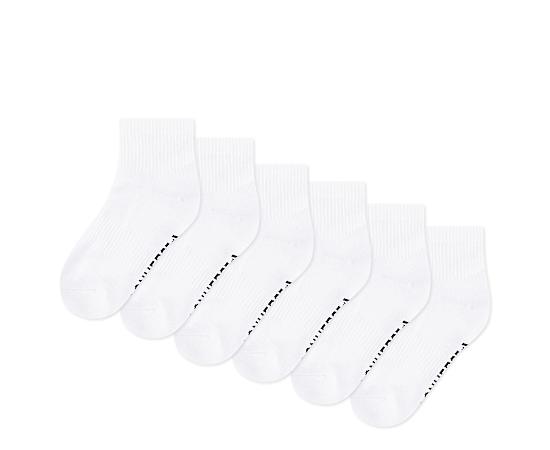 CONVERSE-WOMENS QUARTER SOCKS 6 PAIRS