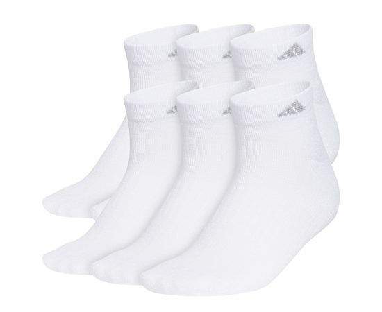 WOMENS CUSHIONED LOW CUT SOCKS 6 PAIRS