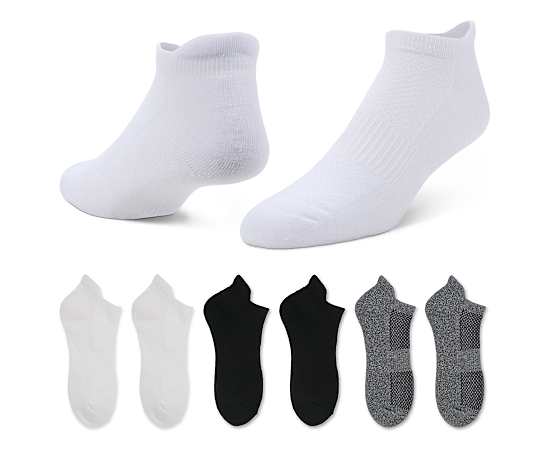 SOF SOLE-MENS LARGE NO SHOW SOCKS 6 PAIRS