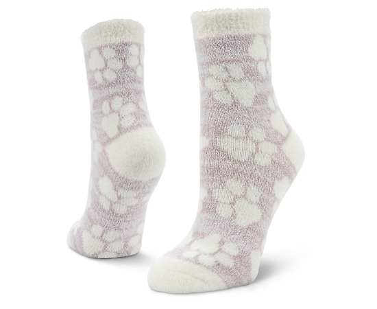 FIRESIDE-WOMENS PAWS CREW SLIPPER SOCK 1 PAIR
