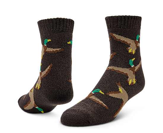 FIRESIDE-MENS WHATS QUACKALACKING SLIPPER SOCK 1 PAIR