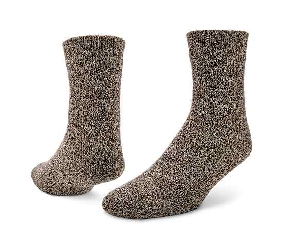 FIRESIDE-MENS TEXTURE SPONGE SLIPPER SOCK 1 PAIR