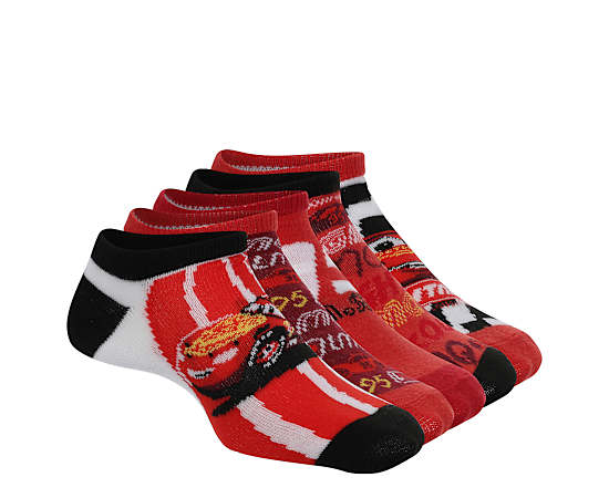 CARS-BOYS NO SHOW SOCKS 5 PAIRS