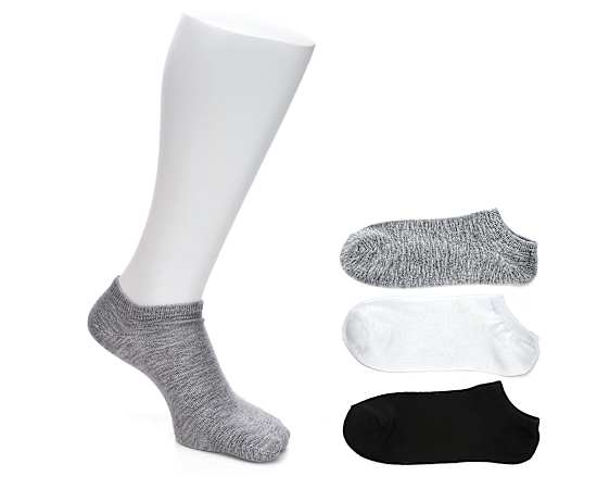 WOMENS ULTRA THIN NO SHOW SOCKS 6 PAIRS