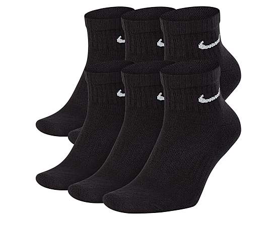MENS LARGE QUARTER SOCKS 6 PAIRS