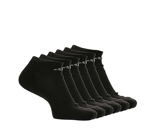 MENS ATHLETIC NO SHOW SOCKS 6 PAIRS