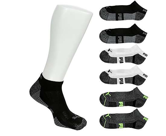 MENS LARGE LOW CUT SOCKS 6 PAIRS