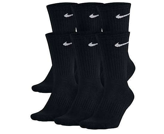 MENS MEDIUM CREW SOCKS 6 PAIRS