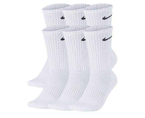 MENS LARGE CREW SOCKS 6 PAIRS