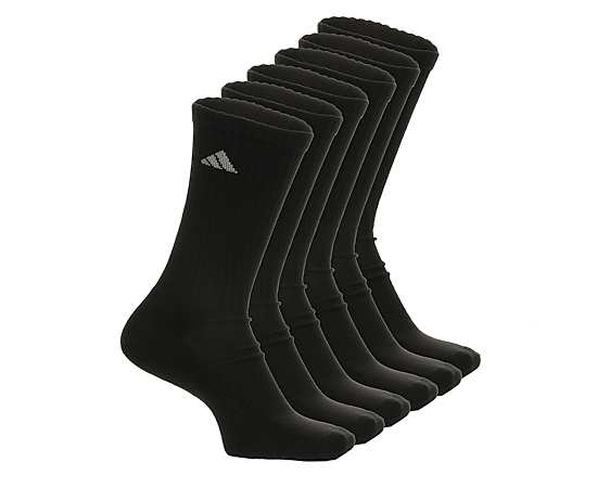 MENS CUSHIONED CREW SOCKS 6 PAIRS