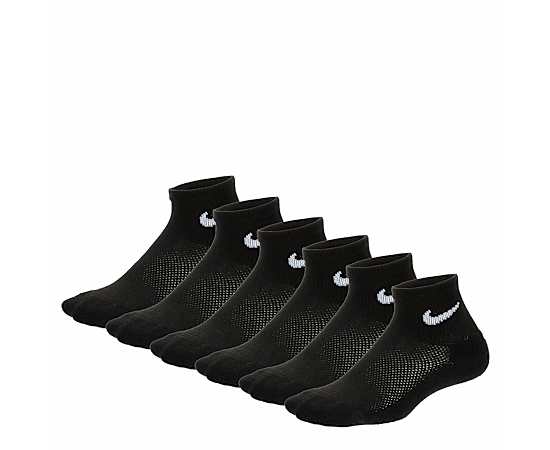 BOYS XXS MESH CUSHIONED QUARTER SOCKS 6 PAIRS