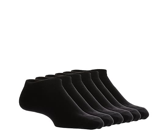 BOYS NO SHOW SOCKS 6 PAIRS