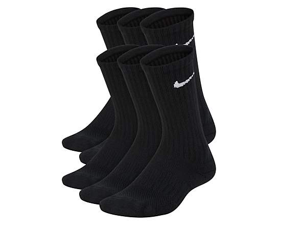 NIKE-BOYS SMALL CREW SOCKS 6 PAIRS