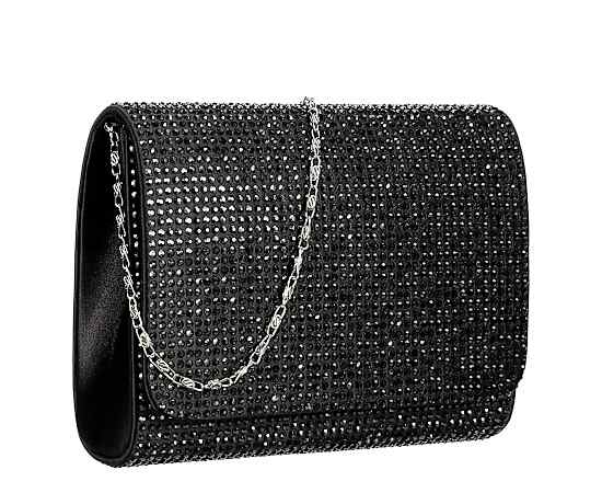 WOMENS GLITTER EVENING BAG